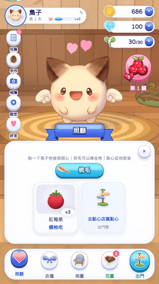 照顧梟子